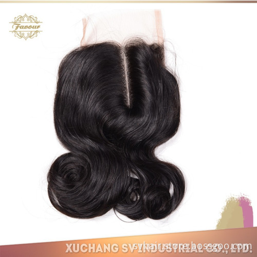 100 Human Hair Malaysian Virgin Hair Body Wave With Closure, Natural Color Factory Price Premium Quality Hair